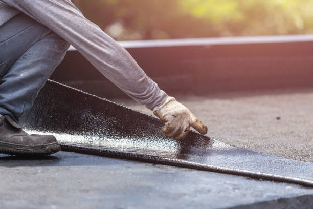 Professional Basement Waterproofing technician working in Bristol, WI